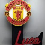 Wooden Name - Football Logo
