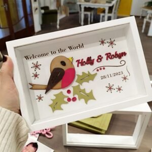 Box Frame with Glass -  Robbin theme