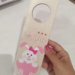 Personalized Door Hangers / Rabbit Theme