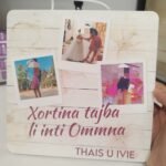 Wooden Plaque With Photos- Mother's Gift - 20cm x 20cm