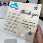 Wooden ThankYou Plaque - 30cm x 30cm