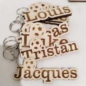 Engraved Keychains - Football Friends