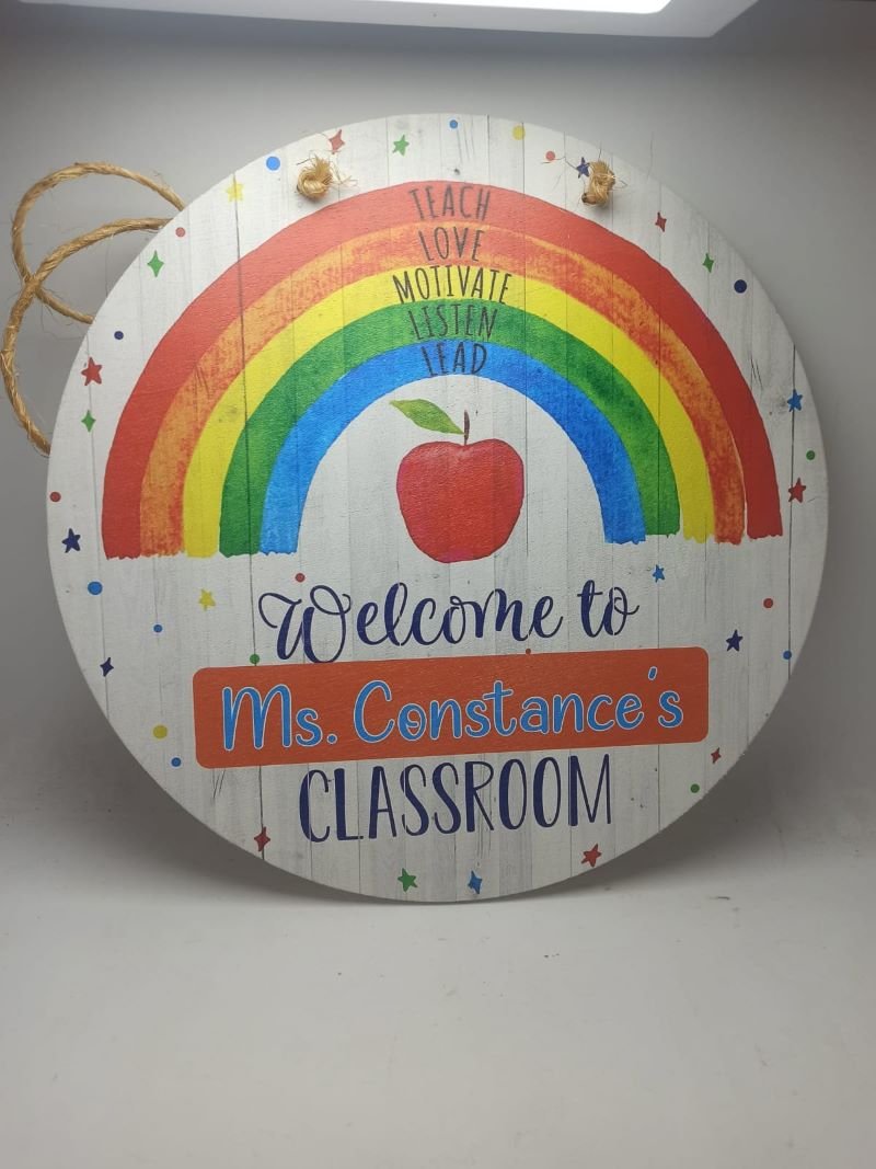 Welcome Class Sign / Print on Wood - Image 2