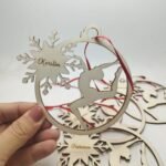 Personalised Christmas Decoration - Hanging Bauble - Dancers