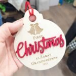 Personalised Bauble - First Christmas