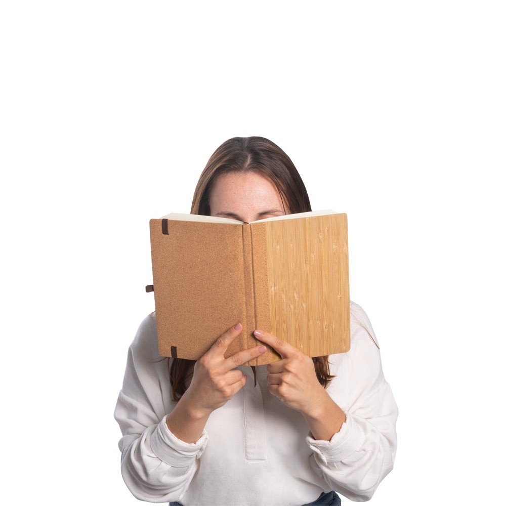PS - ORWELL. A5 notebook in bamboo and cork sheets with lined sheets - Image 4