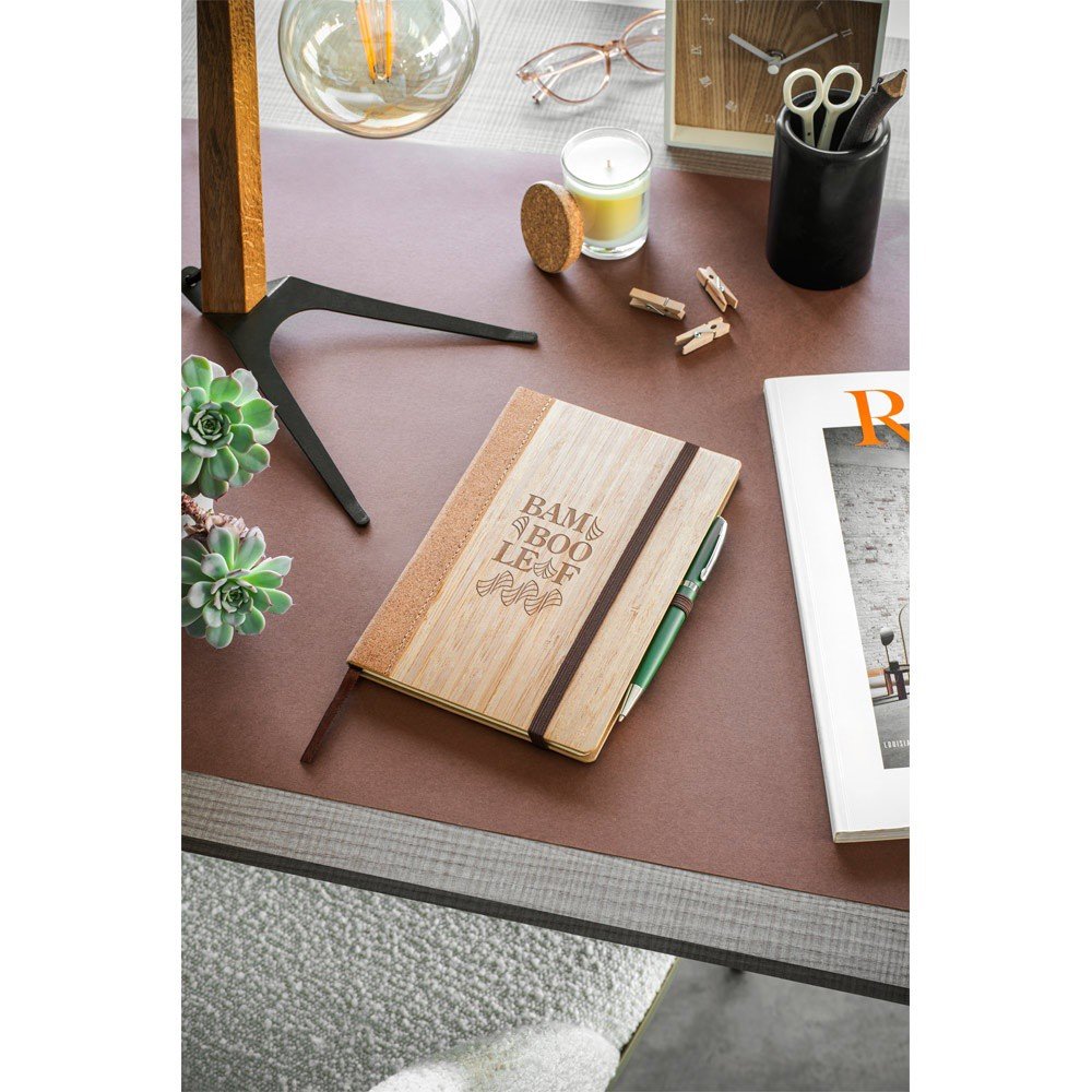 PS - ORWELL. A5 notebook in bamboo and cork sheets with lined sheets - Image 2