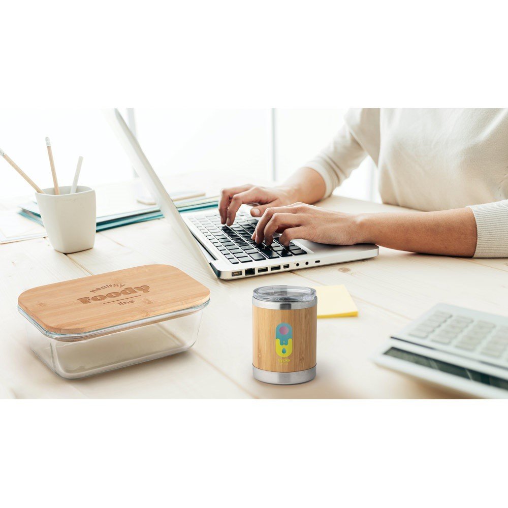 PORTOBELLO. Lunch Box. Hermetic box in borosilicate glass and bamboo lid 1000 mL - Image 6