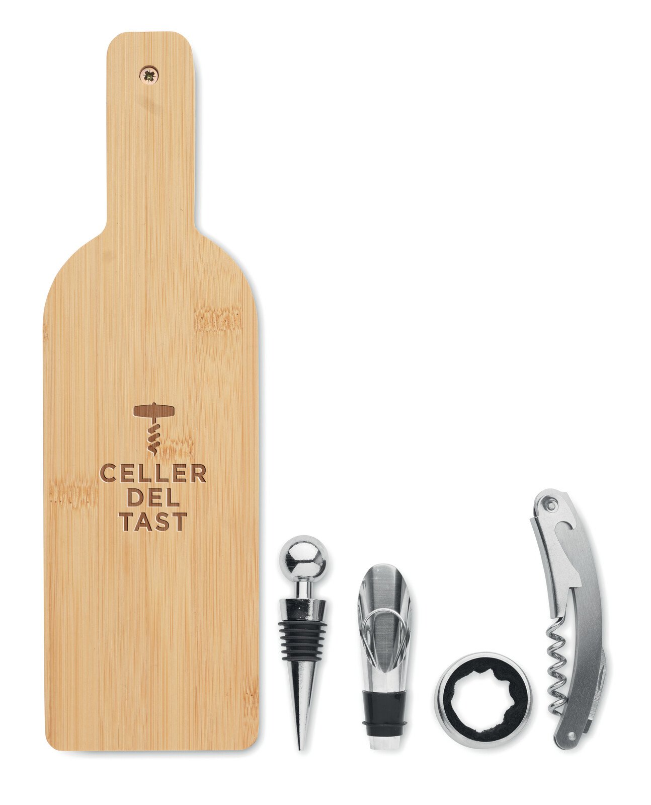 Bottle-shaped wine set Vinovault Set - Image 2