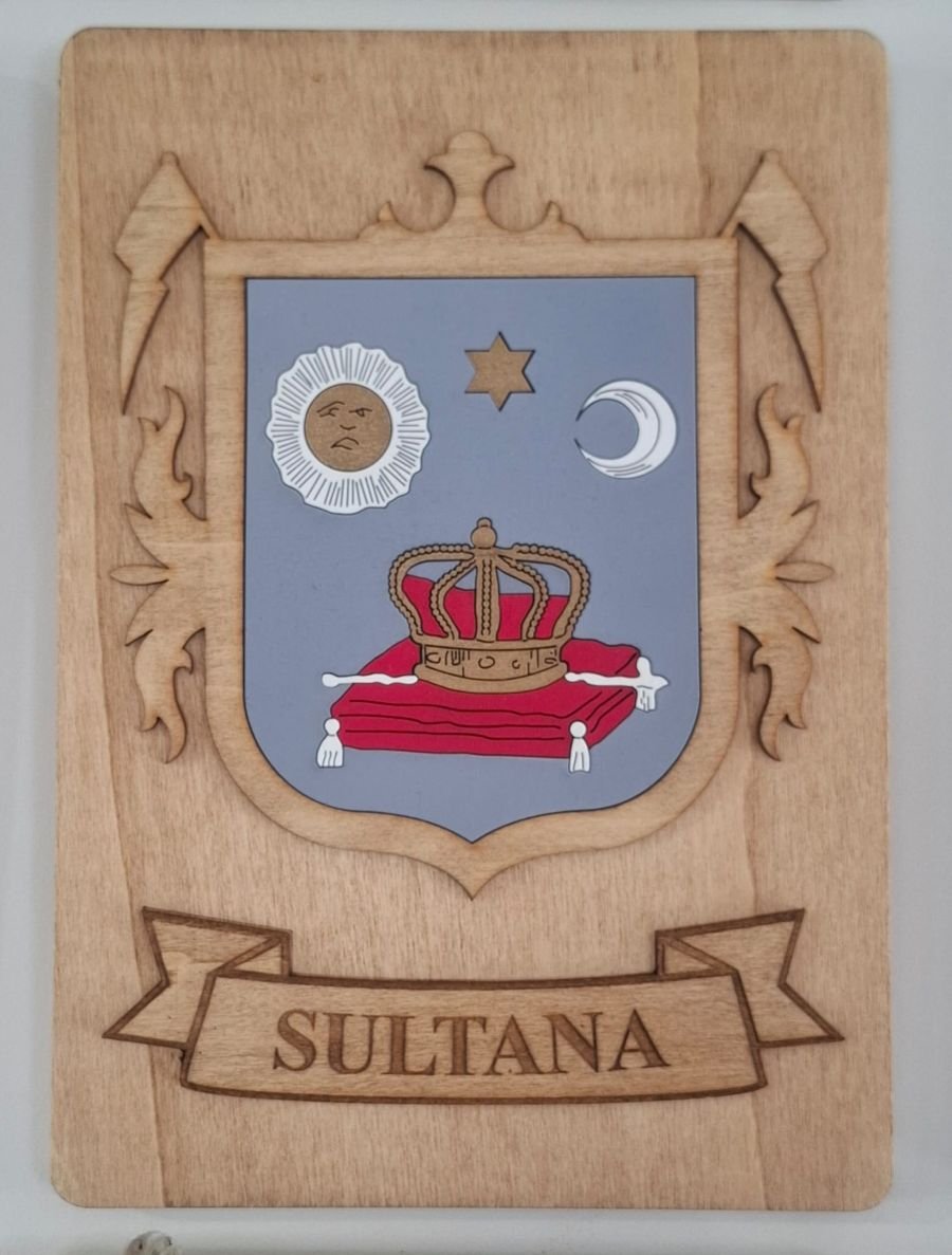 Sultana Surname Family Crest