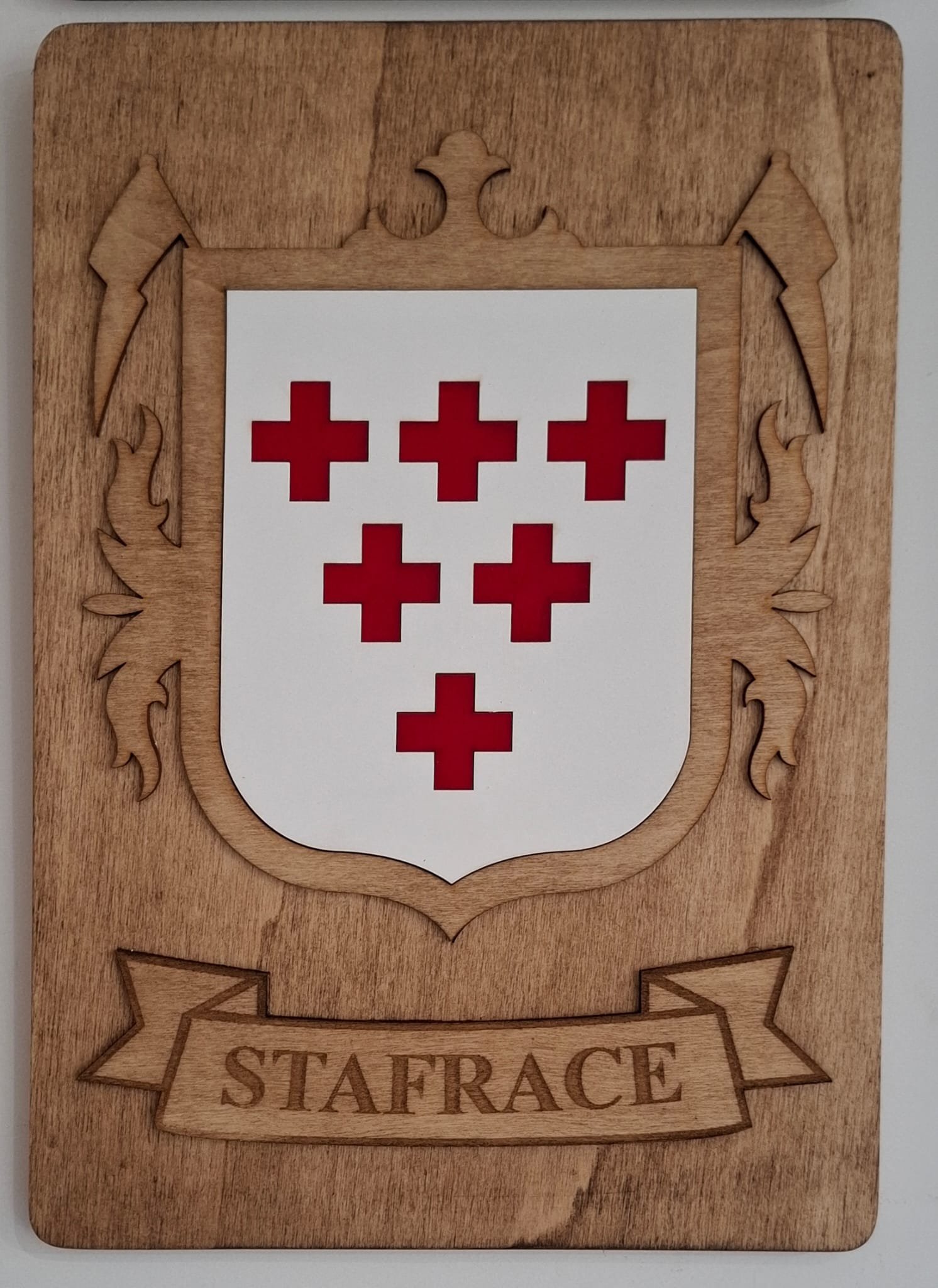 Stafrace Surname Family Crest