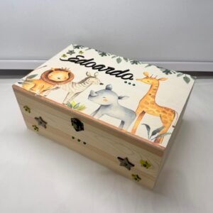 Large Wooden Keepsake - Animal Theme