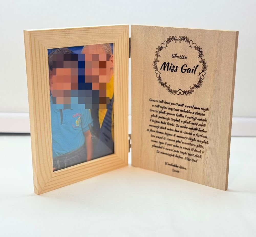 Teacher Wooden Photo Frame - 18X13.2X2.4CM