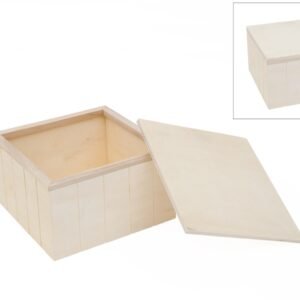Keepsake Wooden Box - 18x18x11cm