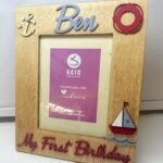 Large Wooden Frame - Boat Theme