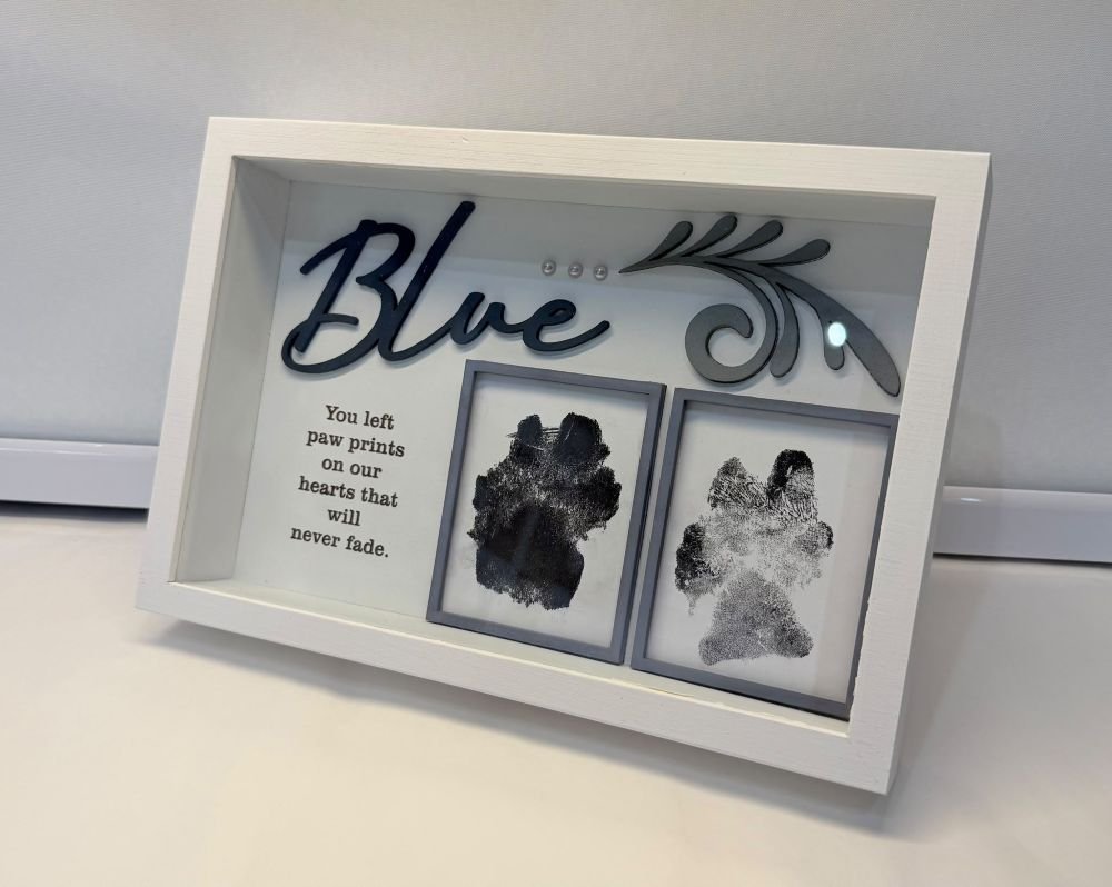 Box Frame with Glass - Pet Memory Frame